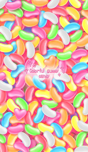 [LINE着せ替え] Colorful gummy candyの画像1