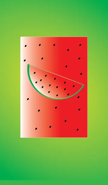 [LINE着せ替え] Watermelon theme v.3 (jp)の画像1