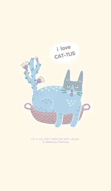 [LINE着せ替え] i love CAT-TUSの画像1