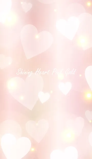 [LINE着せ替え] - Shining Heart Pink Gold -の画像1