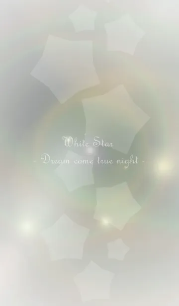 [LINE着せ替え] White Star -Dream come true night-の画像1