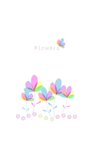 [LINE着せ替え] artwork_Flowers5の画像1