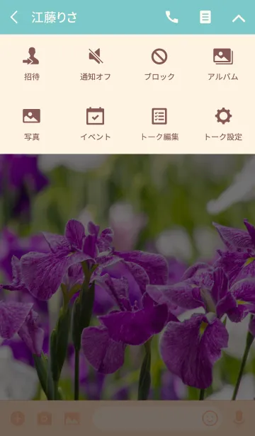 [LINE着せ替え] あやめ ver.2の画像4