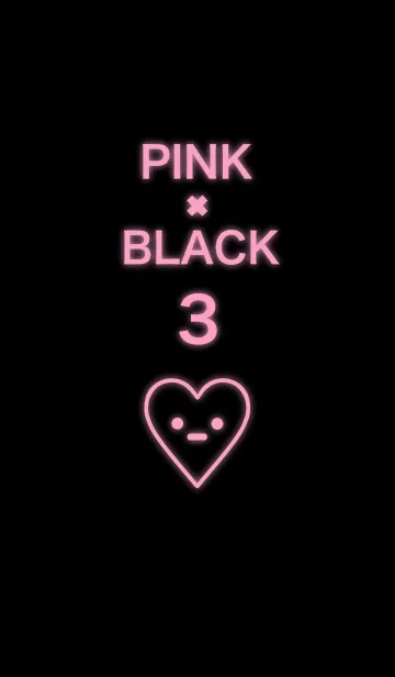 [LINE着せ替え] PINK × BLACK 3の画像1
