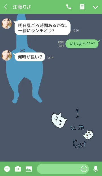 [LINE着せ替え] あなたは猫？ そう猫の画像3