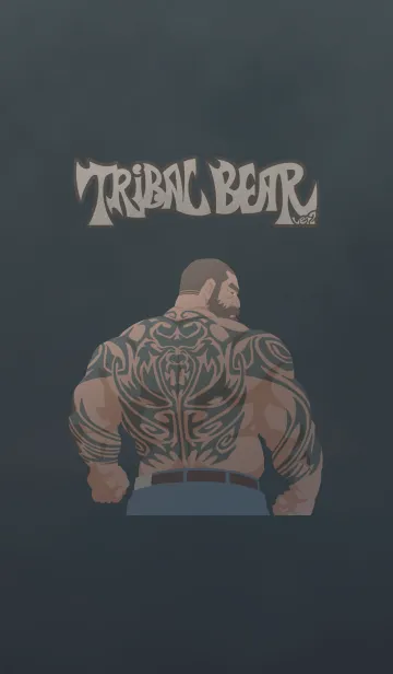 [LINE着せ替え] TRIBAL BEAR ver2の画像1