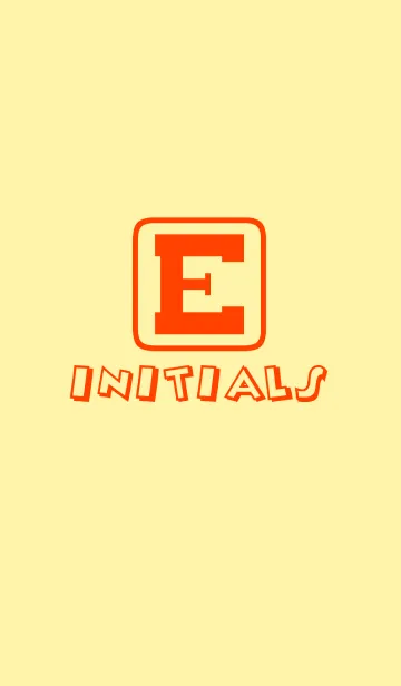 [LINE着せ替え] Initials "E"(j)の画像1