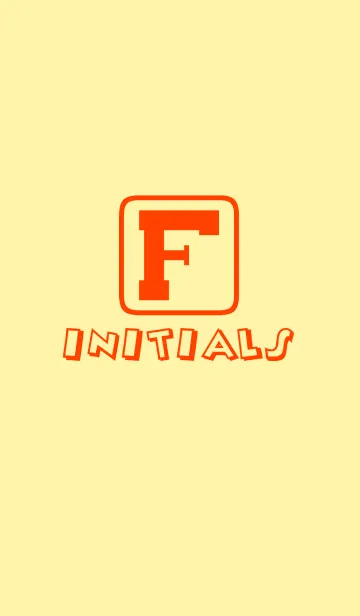 [LINE着せ替え] Initials "F"(j)の画像1