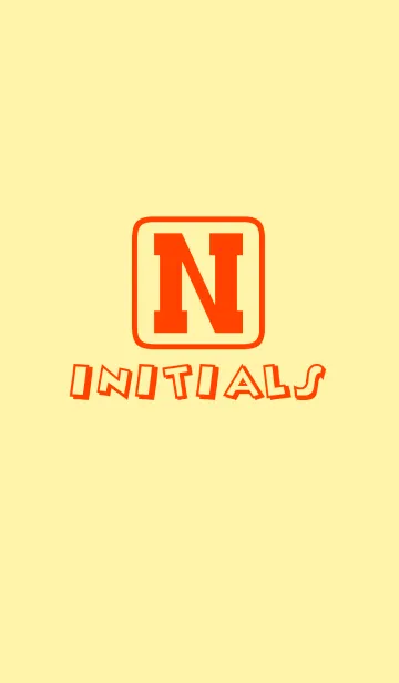 [LINE着せ替え] Initials "N"(j)の画像1