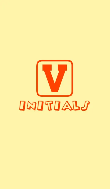 [LINE着せ替え] Initials "V"(j)の画像1