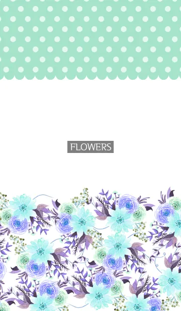 [LINE着せ替え] water color flowers_464の画像1