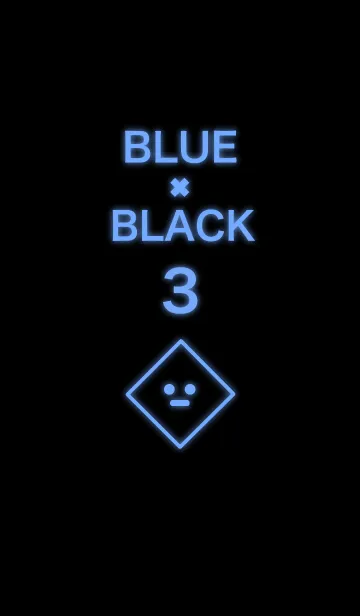 [LINE着せ替え] BLUE × BLACK 3の画像1