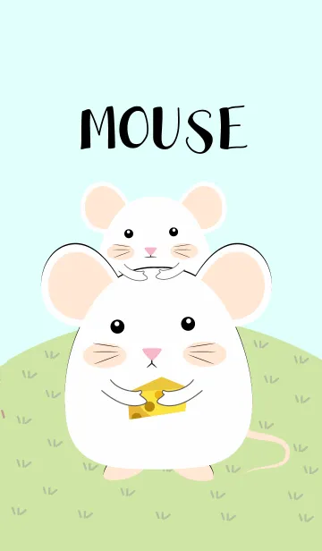 Cute Mouse Theme(jp)の着せ替えメイン画像