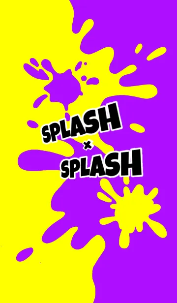 [LINE着せ替え] ☆Splash × Splash★Yellow × Purple 2の画像1