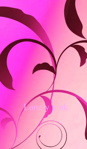 [LINE着せ替え] Lonely pinkの画像1
