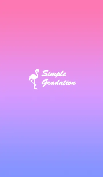 [LINE着せ替え] SimpleGradation◆PinkPurpleの画像1