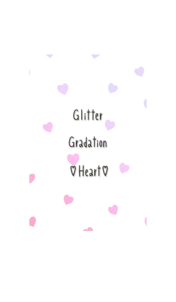 Glitter Gradation Heartの着せ替えメイン画像