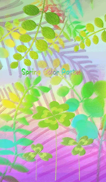 [LINE着せ替え] 春色パステルの画像1