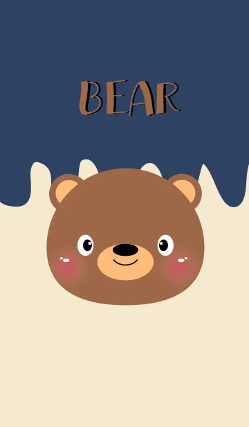 [LINE着せ替え] Simple Teddy Bear Theme(jp)の画像1