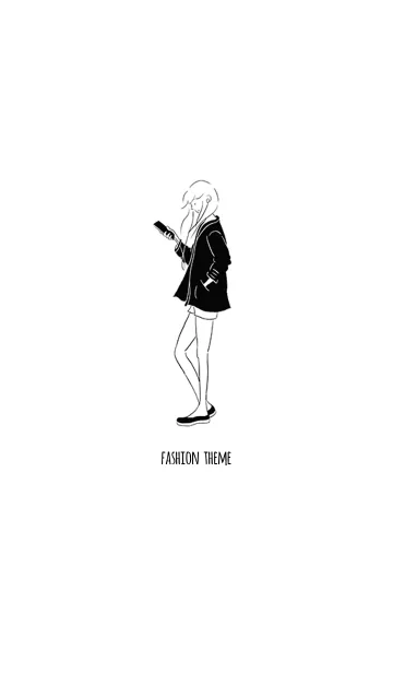 SIMPLE FASHION THEME 08のLINE着せ替え