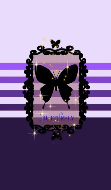 [LINE着せ替え] 鏡の蝶*2の画像1