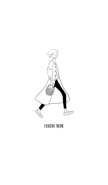[LINE着せ替え] SIMPLE FASHION THEME 09の画像1