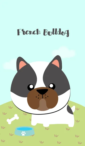 [LINE着せ替え] Cute french Bulldog Theme(jp)の画像1