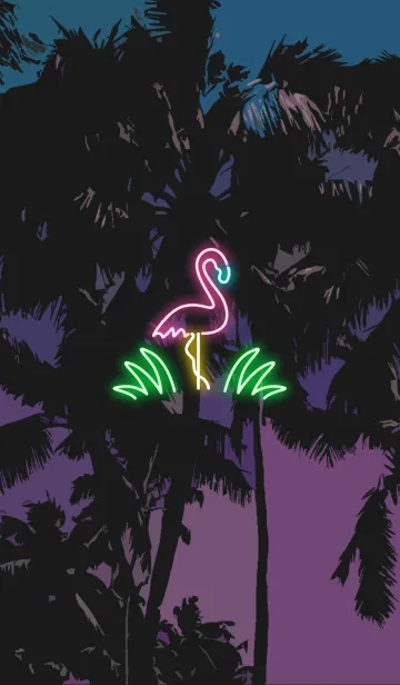 [LINE着せ替え] flamingo lightsの画像1