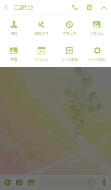 [LINE着せ替え] No.182 かなえの幸運を導く綺麗な着せかえの画像4