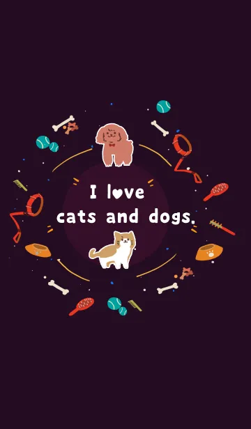 [LINE着せ替え] も犬も大好きです。の画像1