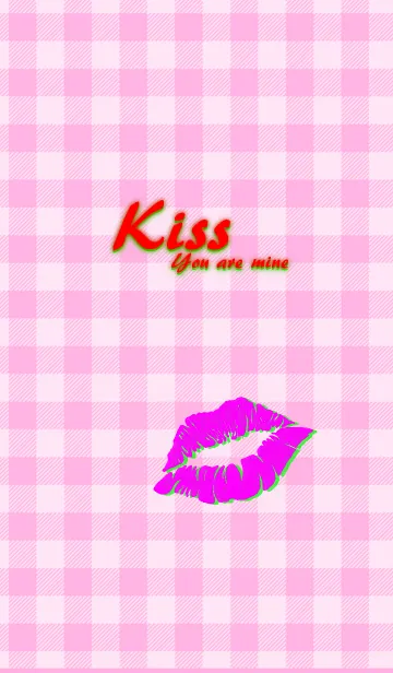 [LINE着せ替え] Kiss -You are mine- Pinkの画像1