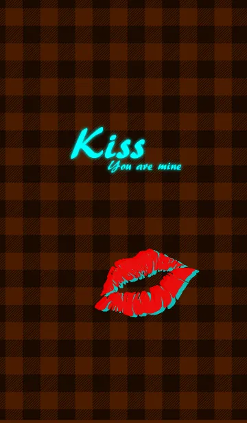 [LINE着せ替え] Kiss -You are mine- Brownの画像1