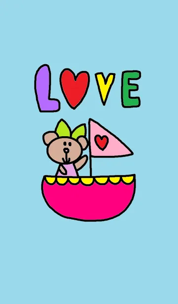 [LINE着せ替え] リロ ボートの画像1