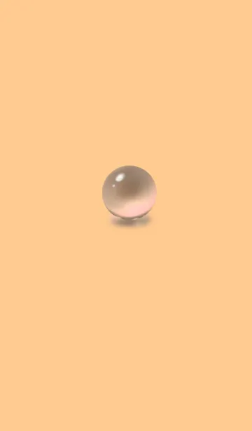 [LINE着せ替え] シンプルビー玉オレンジの画像1