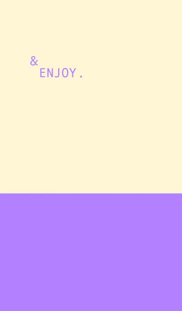 [LINE着せ替え] ＆ エンジョイ .の画像1