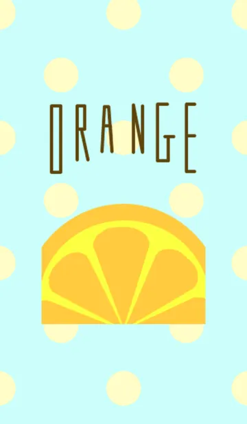 [LINE着せ替え] FRESH ORANGEの画像1