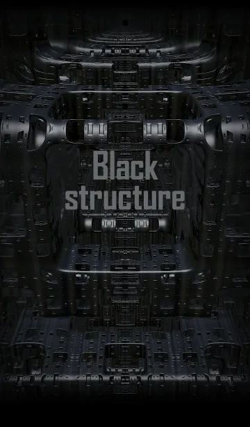 [LINE着せ替え] Black structure ！の画像1