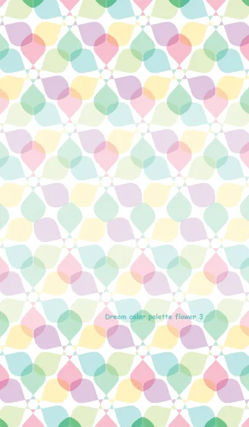 [LINE着せ替え] Dream color palette flower 3の画像1