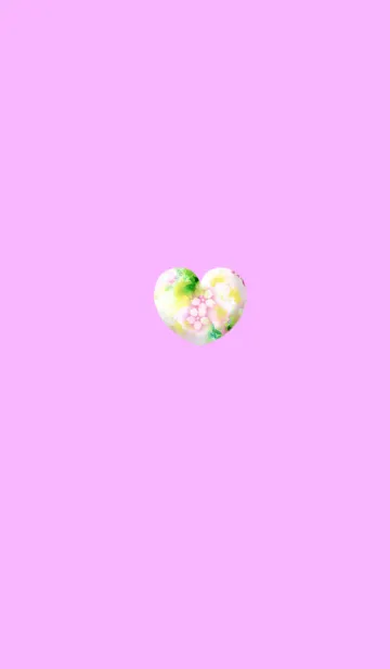[LINE着せ替え] 春桜ハートピンクの画像1