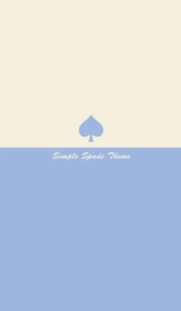 Simple Spade Themeの着せ替えメイン画像