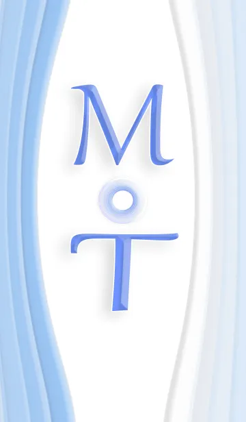 クール イニシャル M Tの着せ替えメイン画像