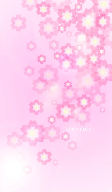 [LINE着せ替え] SAKU-RUSHの画像1