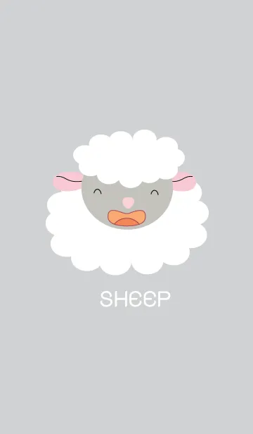 [LINE着せ替え] Cute sheep theme vr.2 (JP)の画像1