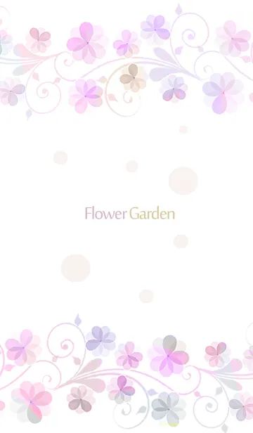 [LINE着せ替え] artwork_Flower garden15の画像1