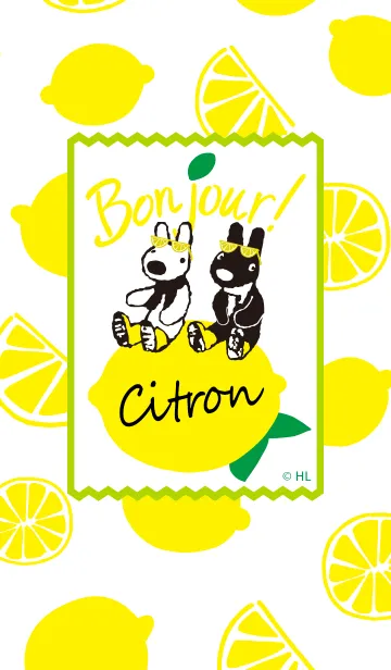 [LINE着せ替え] リサとガスパール -Citron-の画像1