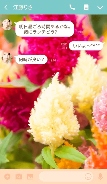 [LINE着せ替え] ケイトウ ver.2の画像3