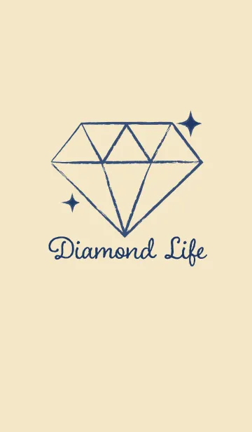 [LINE着せ替え] Diamond Life Navyの画像1