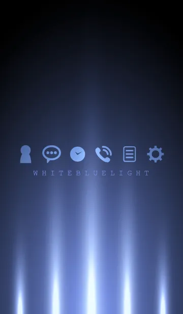 WHITE BLUE LIGHT 2の着せ替えメイン画像