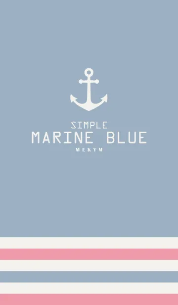 [LINE着せ替え] SIMPLE MARINE BLUE 3の画像1
