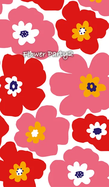 [LINE着せ替え] Flower Party2の画像1